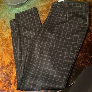 New Calvin Klein Stretch Pants Checkered Sz 8